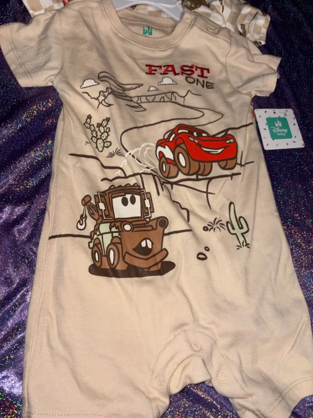 Disney Baby Cars Romper Set